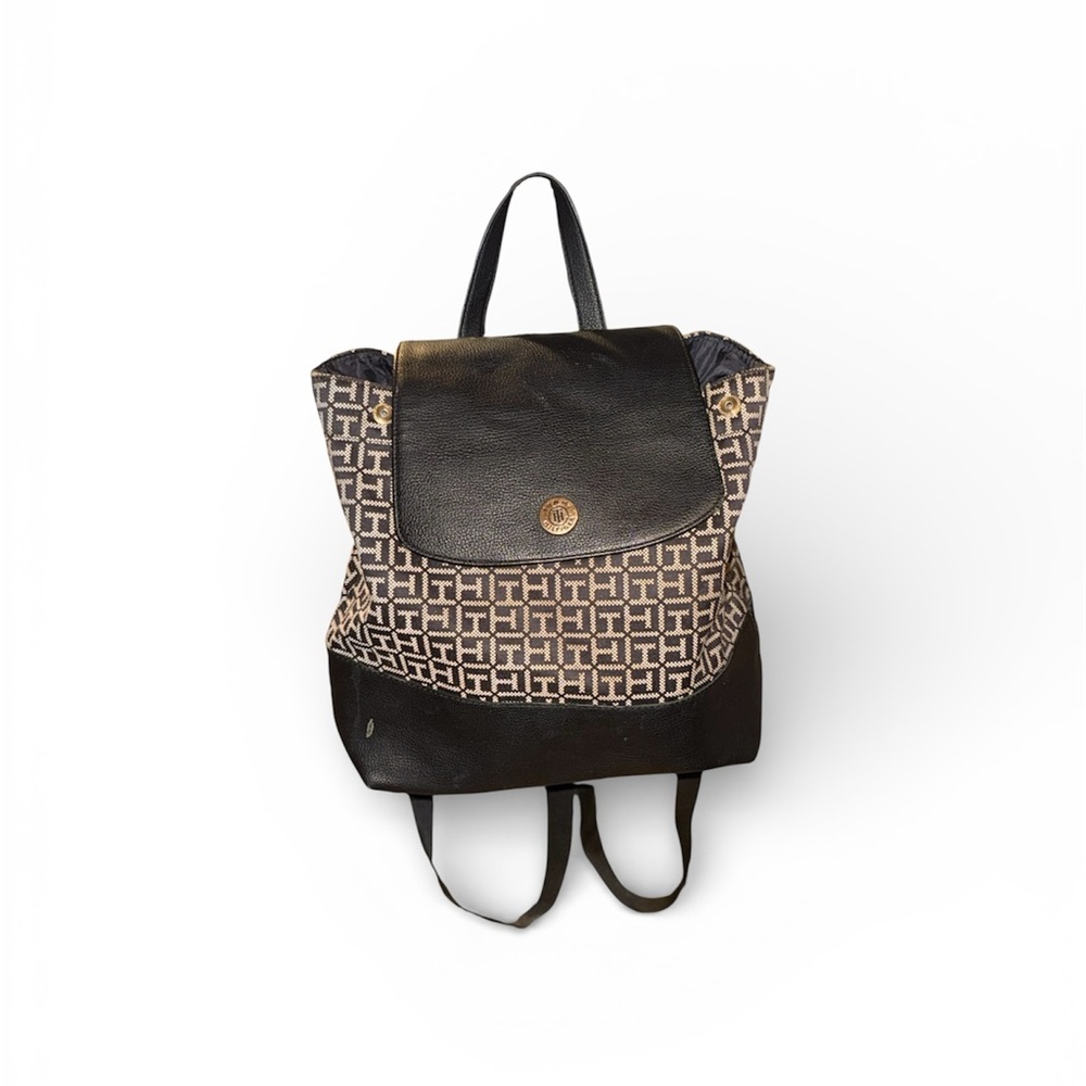 Stylish Black and Brown Backpack
